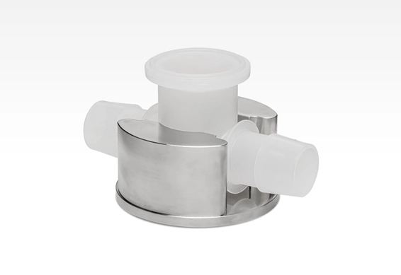 biohub integrated diaphragm gauge tee