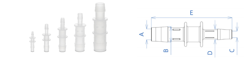 Straight connector